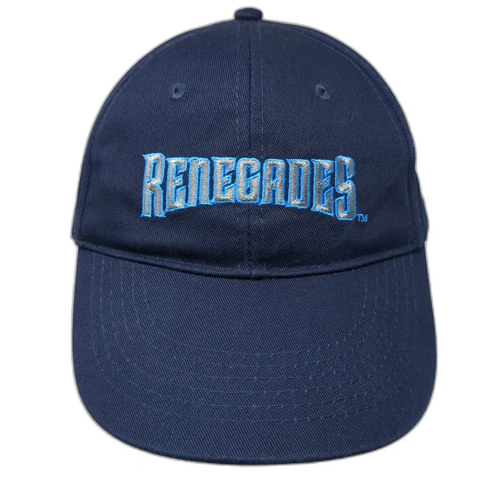 bwm Global Baseball Cap Blue One Size Strapback Renegades Logo Embroidery Hat